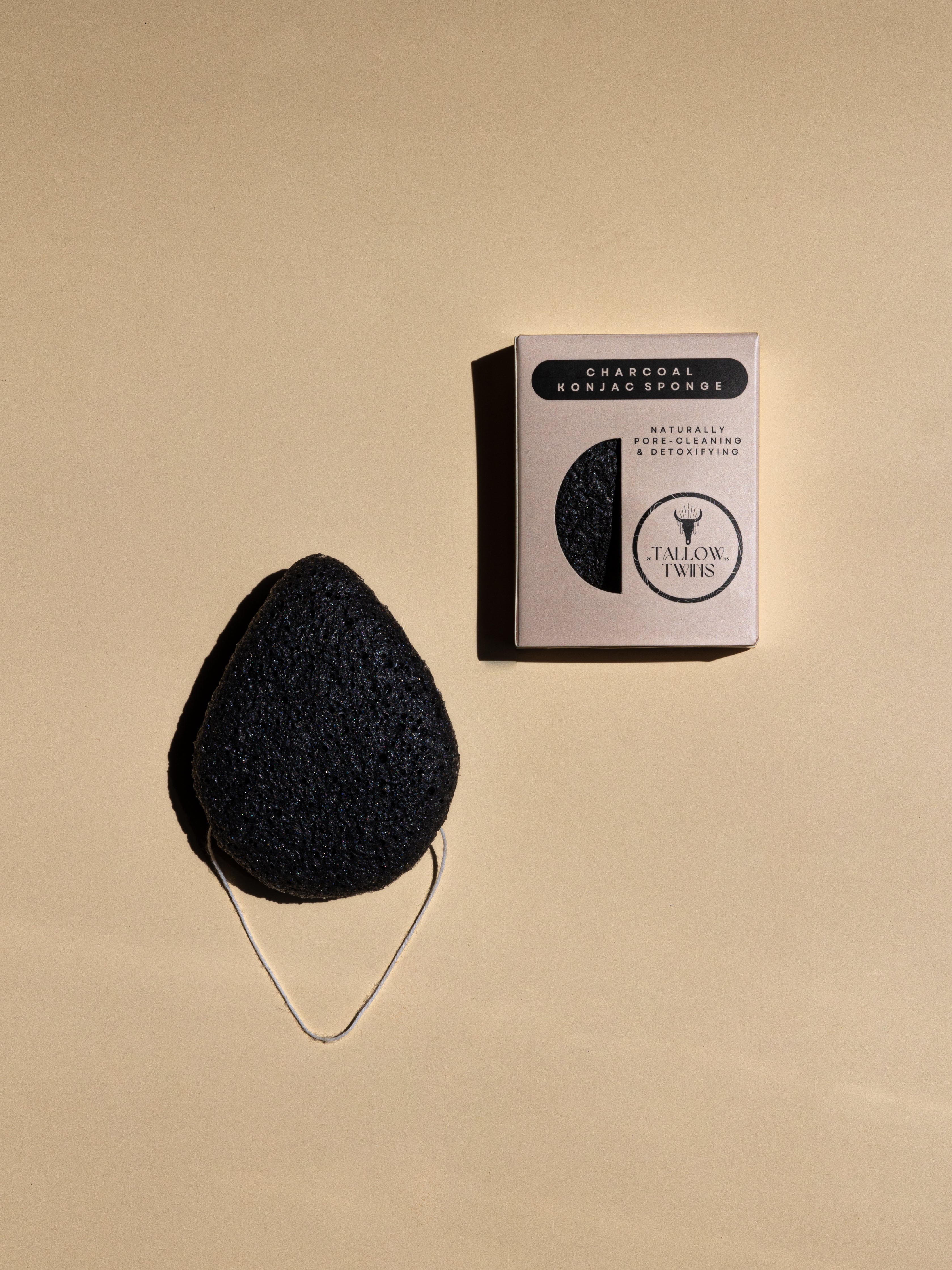 Charcoal Konjac Sponge